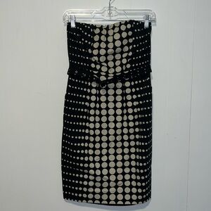 NWT The Limited Polka Dot Sleeveless Mini Dress With Belt 19